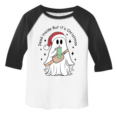 Dead Inside But Its Christmas Boujee Ghost Stanley Tumbler Cute Gift Toddler Fine Jersey T-Shirt