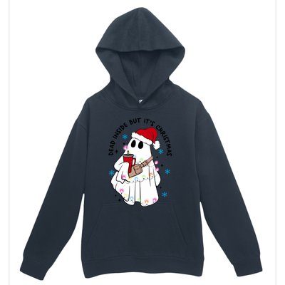 Dead Inside But ItS Christmas Cute Boo Jee Ghost Santa Xmas Gift Urban Pullover Hoodie