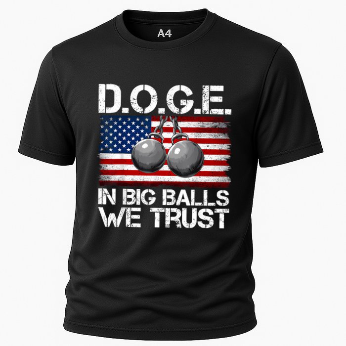 D.O.G.E. In Big Balls We Trust 2025 Cooling Performance Crew T-Shirt
