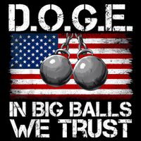D.O.G.E. In Big Balls We Trust 2025 Cooling Performance Crew T-Shirt