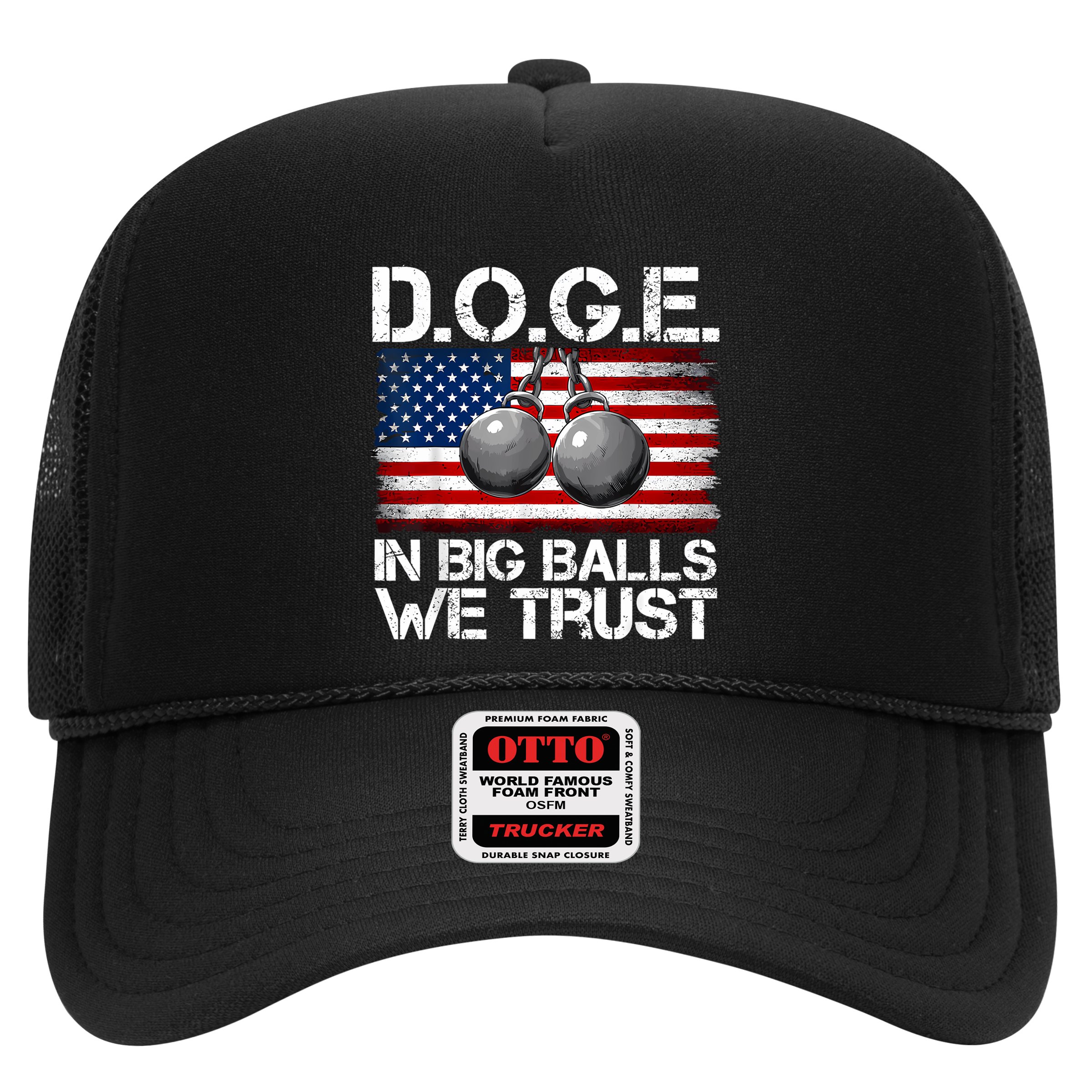 D.O.G.E. In Big Balls We Trust 2025 Hat