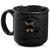 Dead Inside But Caffeinated 15oz Campfire Ceramic Mug