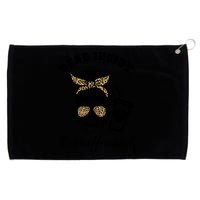 Dead Inside But Caffeinated Grommeted Golf Towel