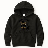 Dead Inside But Caffeinated Kids Hoodie
