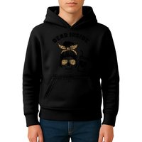 Dead Inside But Caffeinated Kids Hoodie