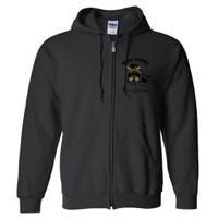 Dead Inside But Caffeinated Full Zip Hoodie