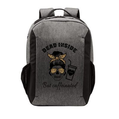 Dead Inside But Caffeinated Vector Backpack