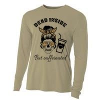 Dead Inside But Caffeinated Cooling Performance Long Sleeve Crew