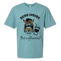 Dead Inside But Caffeinated Sueded Cloud Jersey T-Shirt