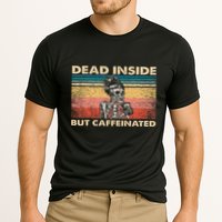 Dead Inside But Caffeinated Cooling Performance Crew T-Shirt