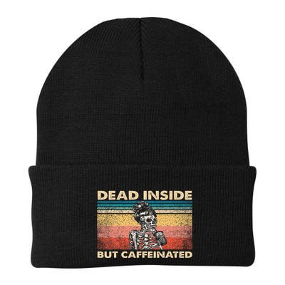 Dead Inside But Caffeinated Beanie