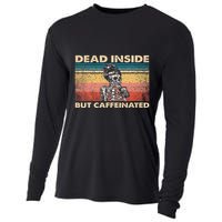 Dead Inside But Caffeinated Cooling Performance Long Sleeve Crew