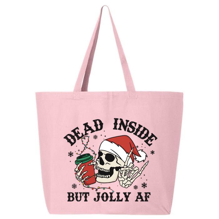 Dead Inside But Christmas Skeleton 25L Jumbo Tote