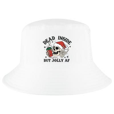 Dead Inside But Christmas Skeleton Cool Comfort Performance Bucket Hat