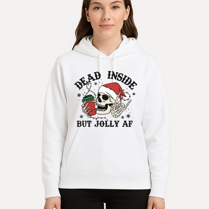 Dead Inside But Christmas Skeleton Hoodie
