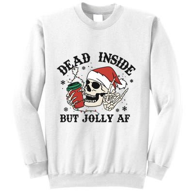Dead Inside But Christmas Skeleton Sweatshirt