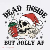 Dead Inside But Christmas Skeleton 11oz C Handle Ceramic Mug
