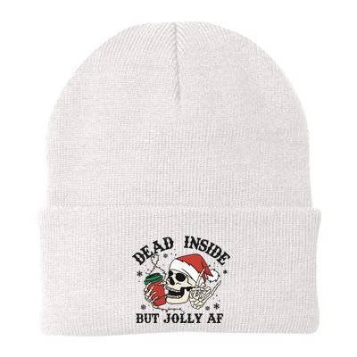 Dead Inside But Christmas Skeleton Beanie