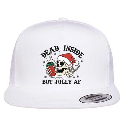 Dead Inside But Christmas Skeleton Flatbill Hat