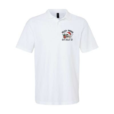 Dead Inside But Christmas Skeleton Polo