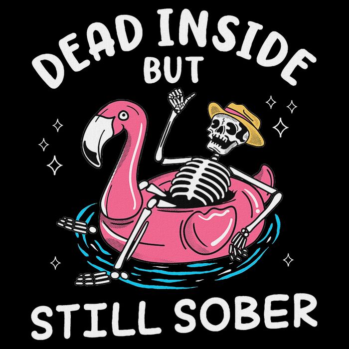 Dead Inside But Still Sober Recovery Funny 12 Steps Sober Aa Wool Snapback Cap