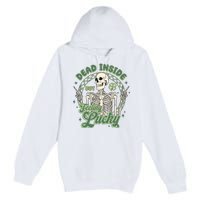 Dead Inside But Feeling Lucky Saint PatrickS Day Premium Pullover Hoodie