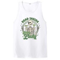 Dead Inside But Feeling Lucky Saint PatrickS Day PosiCharge Competitor Tank