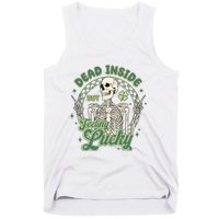 Dead Inside But Feeling Lucky Saint PatrickS Day Tank Top