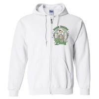 Dead Inside But Feeling Lucky Saint PatrickS Day Full Zip Hoodie