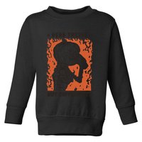 Dead Inside But Caffeinated Pumpkin Skeleton Toddler Sweatshirt