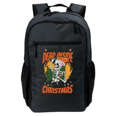 Dead Inside But ItS Christmas Skull Xmas Lover Gift Daily Commute Backpack