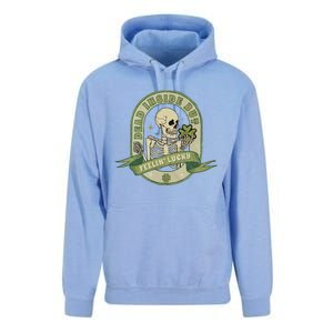 Dead Inside But Feelin Lucky Unisex Surf Hoodie