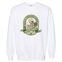 Dead Inside But Feelin Lucky Garment-Dyed Sweatshirt