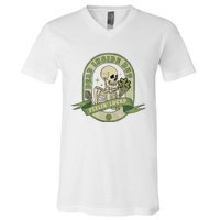 Dead Inside But Feelin Lucky V-Neck T-Shirt