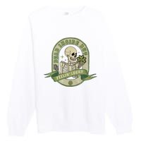 Dead Inside But Feelin Lucky Premium Crewneck Sweatshirt