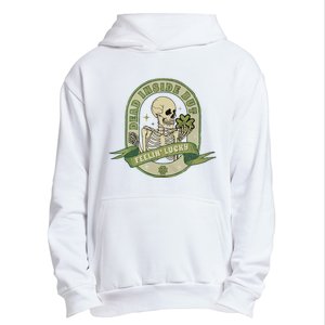 Dead Inside But Feelin Lucky Urban Pullover Hoodie