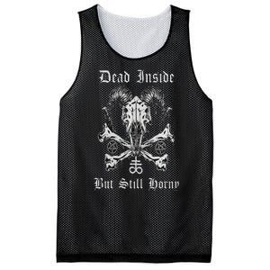 Dead Inside But Still Horny Mesh Reversible Basketball Jersey Tank