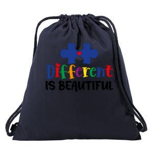 Different Is Beautiful Drawstring Bag