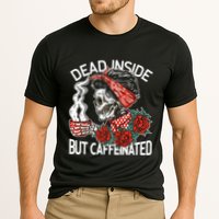 Dead Inside But Caffeinated Skeleton Coffee Performance Shirt