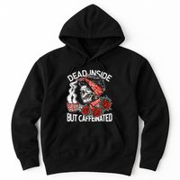 Dead Inside But Caffeinated Skeleton Coffee Hoodie
