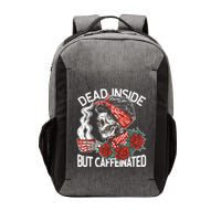 Dead Inside But Caffeinated Skeleton Coffee Vector Backpack