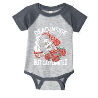 Dead Inside But Caffeinated Skeleton Coffee Infant Baby Jersey Bodysuit
