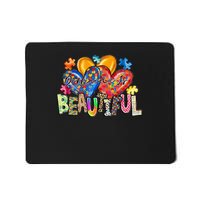 Different Is Beautiful Autism Awareness Day Support Squad Mousepad