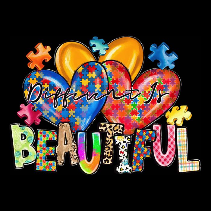 Different Is Beautiful Autism Awareness Day Support Squad Mousepad