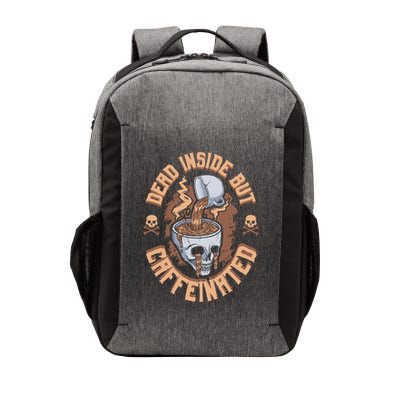 Dead Inside But Caffeinated Skeleton Coffee Vector Backpack
