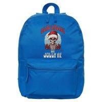 Dead Inside But Jolly Af Christmas Festive Holiday Cool Gift 16 in Basic Backpack