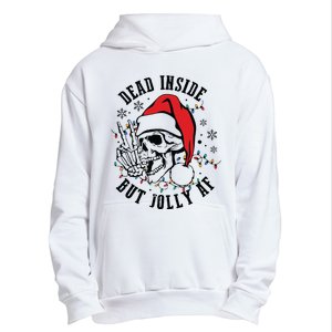 Dead Inside But Christmas Skeleton Christmas Urban Pullover Hoodie