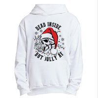 Dead Inside But Christmas Skeleton Christmas Urban Pullover Hoodie