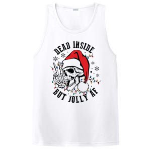 Dead Inside But Christmas Skeleton Christmas PosiCharge Competitor Tank