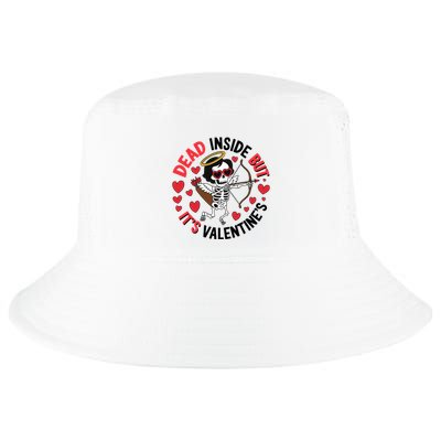 Dead Inside But Its Valentines Skeleton Cupid Cool Comfort Performance Bucket Hat